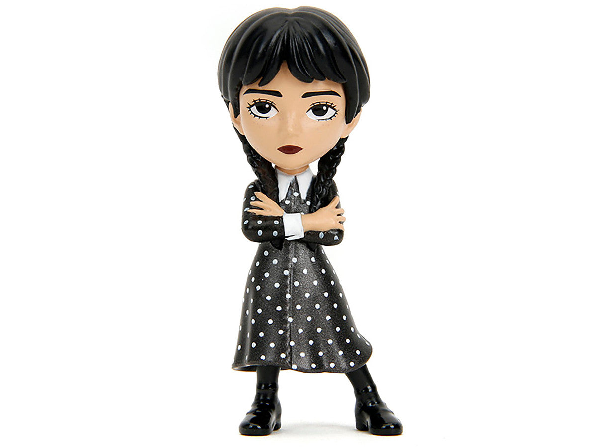 Set of 4 Diecast Figures "Wednesday" (2022-Current) TV Series "Metalfigs" Series Diecast Models by Jada-4