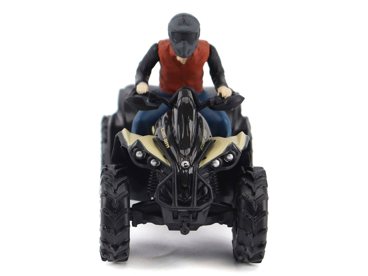 Can-Am Renegade X MR 1000R ATV Desert Tan with Driver Figure 1/32 Diecast Model by BRP Models-3