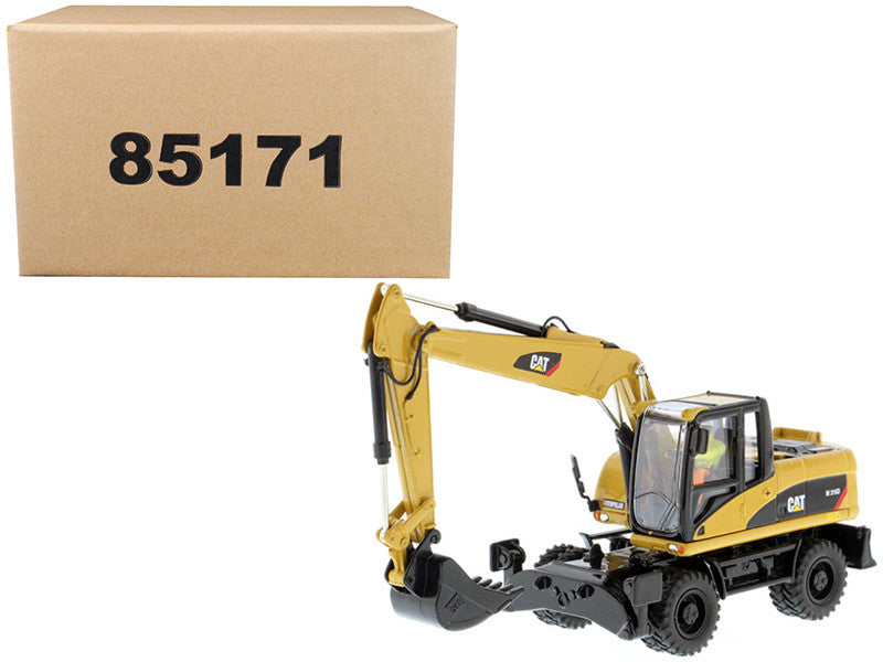 CAT Caterpillar M316D Wheel Excavator with Operator "Core Classics Series" 1/50 Diecast Model by Diecast Masters-0
