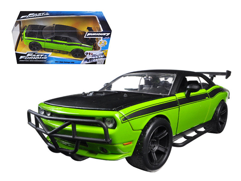 Letty's Dodge Challenger SRT8 Off Road Green and Black "Fast & Furious" Movie 1/24 Diecast Model Car by Jada-0