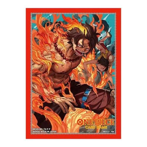 One Piece TCG Portgas D. Ace Official TCG+ Stores Card Sleeves Limited Edition V5-0
