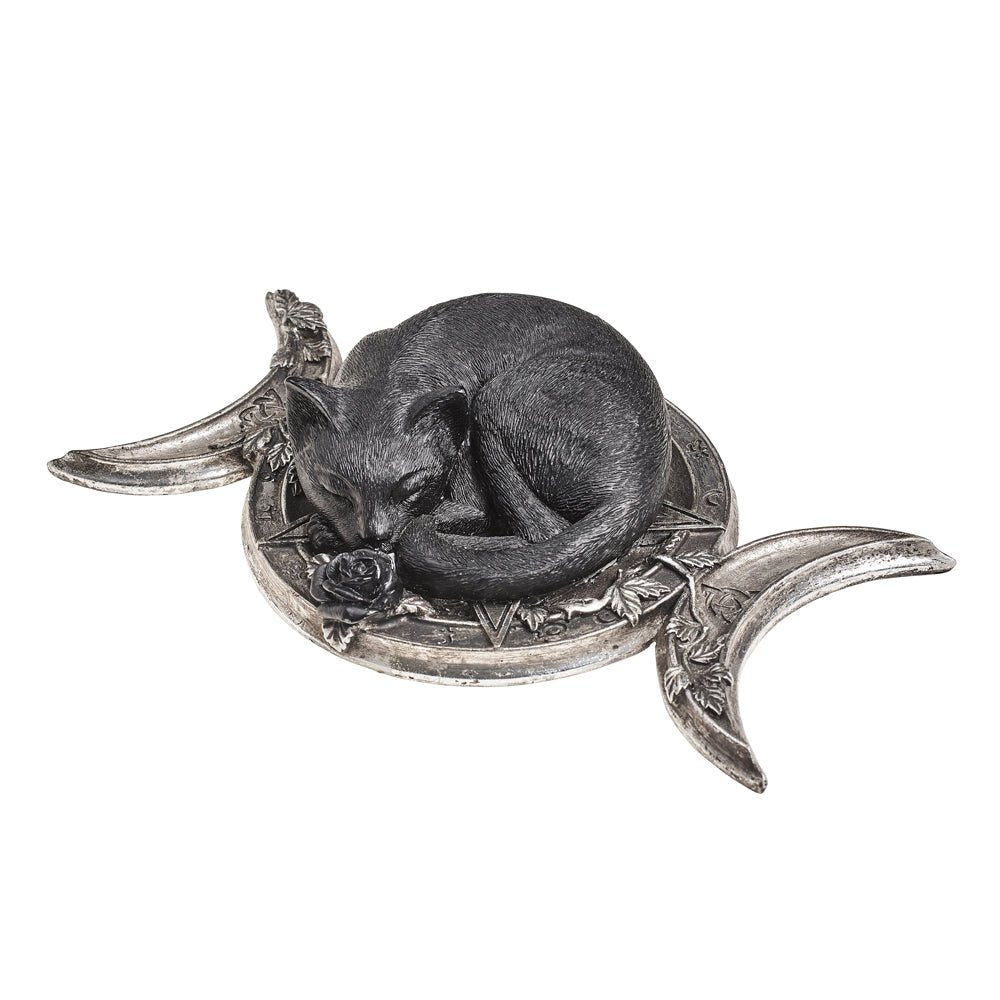 Triple Moon Black Cat Ornament-0