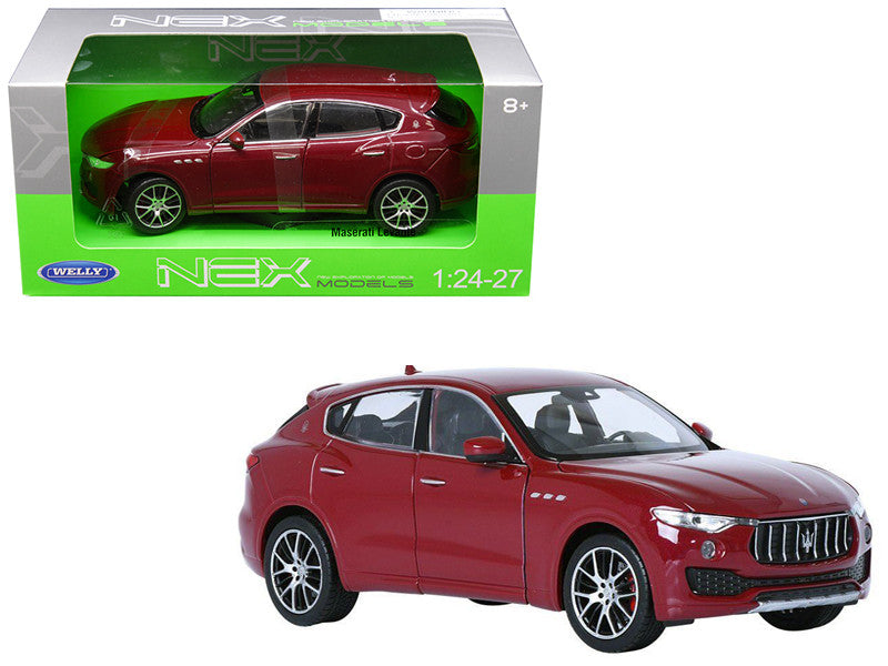 Maserati Levante Red 1/24 - 1/27 Diecast Model Car by Welly-0