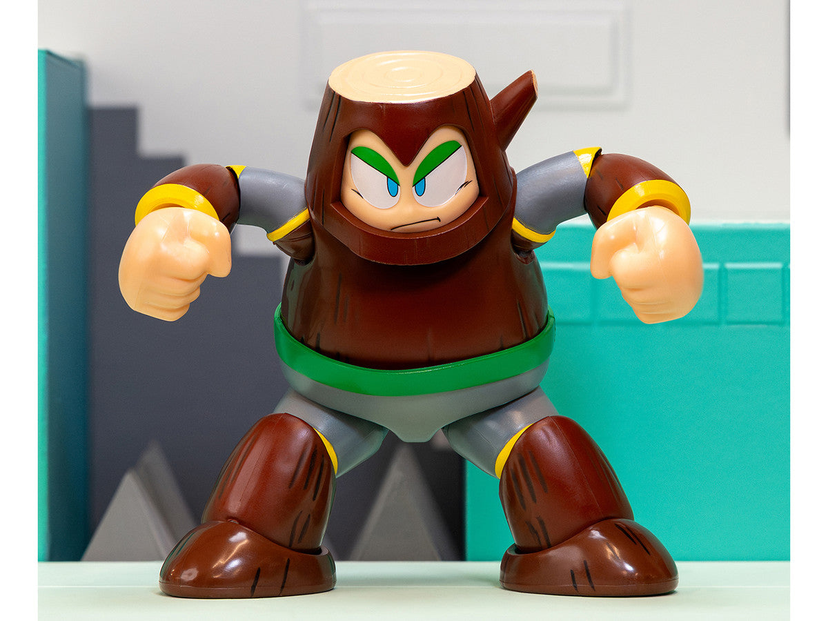Wood Man 5" Moveable Figure (Deluxe Version) with Accessories and Alternate Head and Hands "Mega Man" (1987) Video Game Model by Jada-2