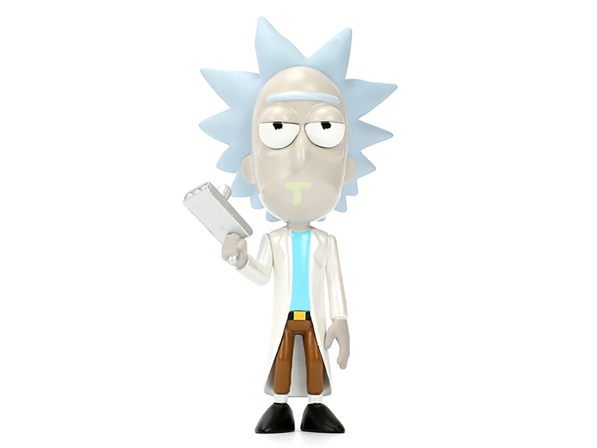 Set of 4 Diecast Figures "Rick and Morty" (2013-Current) TV Series "Metalfigs" Series Diecast Models by Jada-2