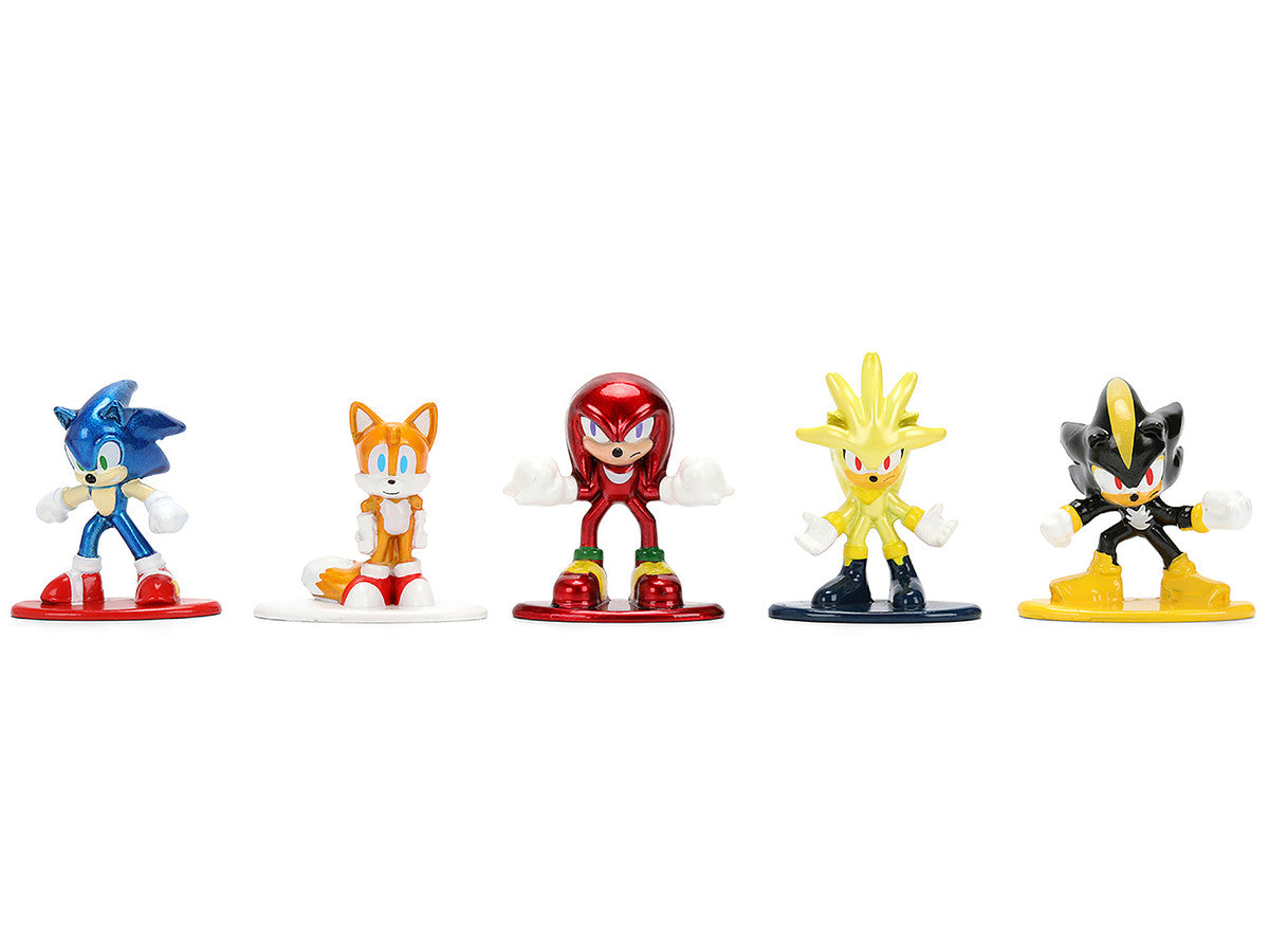Set of 12 Diecast Figures "Sonic The Hedgehog" Video Games "Nano Metalfigs" Series Diecast Models by Jada-3