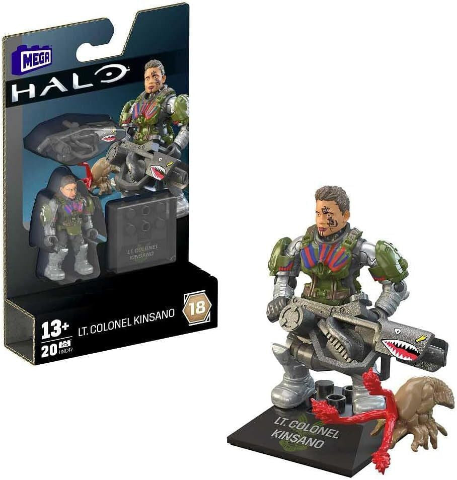 Mega Construx LT. Colonel Kinsano Figure-0