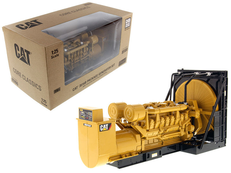CAT Caterpillar 3516B Engine Generator 3 piece Set "Core Classic" Series 1/25 Diecast Model by Diecast Masters-0