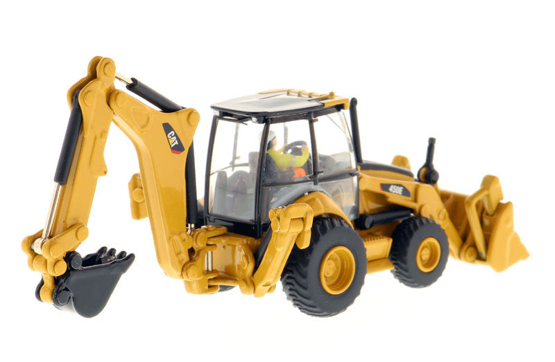 CAT Caterpillar 450E Backhoe Loader with Operator "High Line" Series 1/87 (HO) Scale Diecast Model by Diecast Masters-2