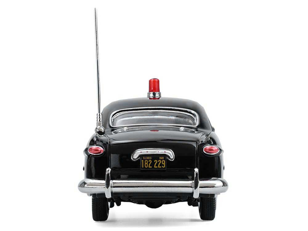 1949 Ford Custom Police Car "Chicago Police Department" Black 1/64 Diecast Model Car by Greenlight-0