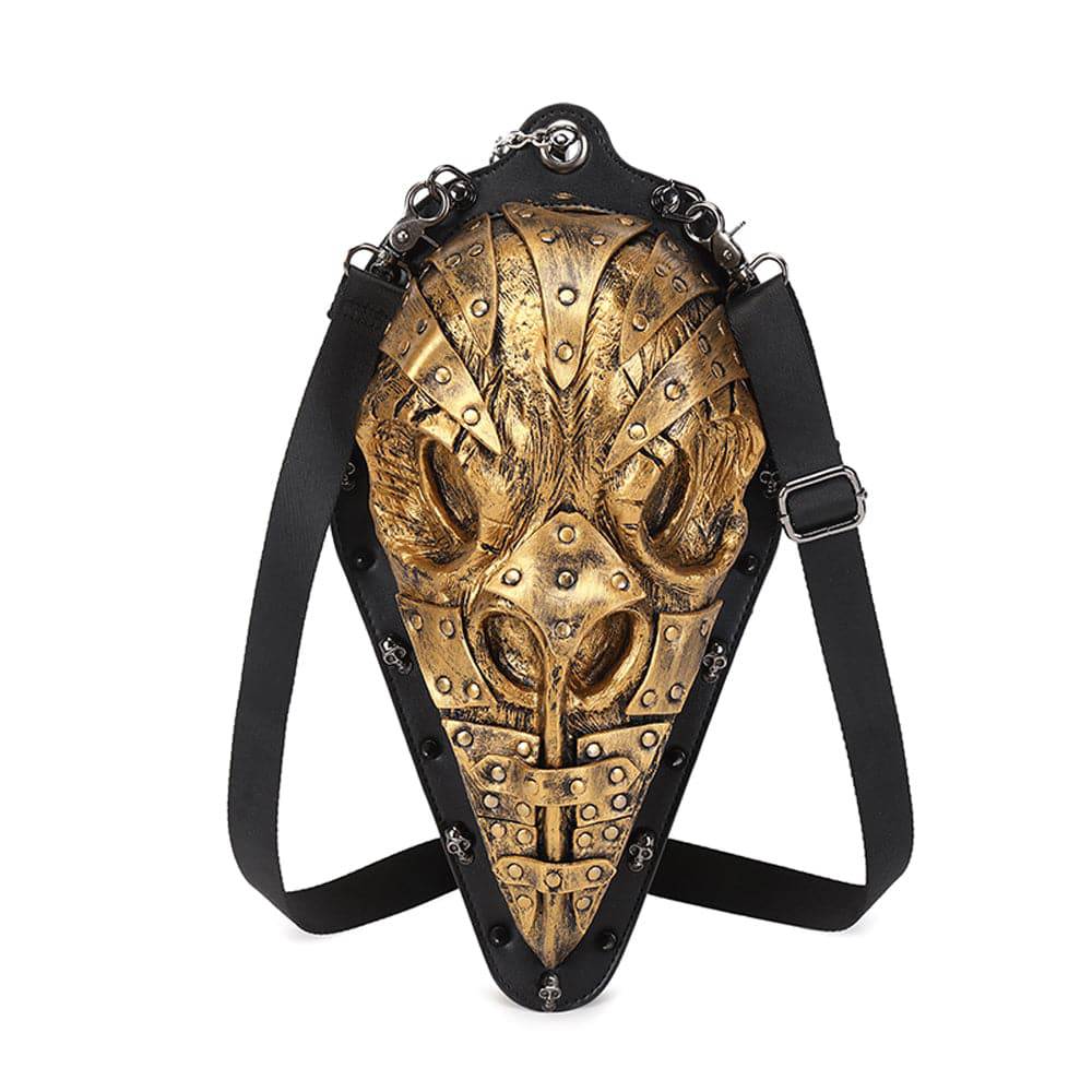 3D Backpack, Fashion 3D Studded Fashion Bird Mouth Shoulder Cross Body Bag, Chain Handle Bag-3