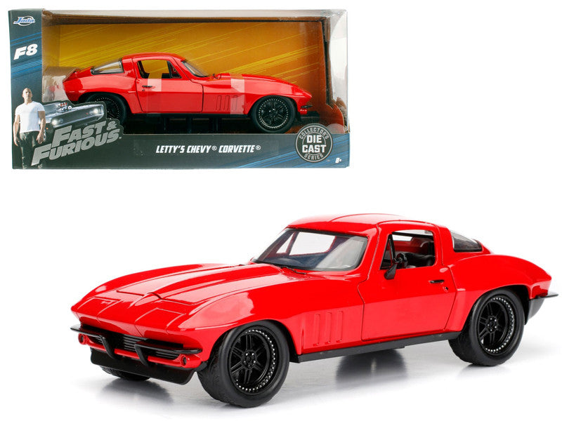 Letty's Chevrolet Corvette Fast & Furious F8 "The Fate of the Furious" Movie 1/24 Diecast Model Car by Jada-0