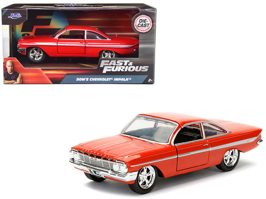 Dom's Chevrolet Impala Red Fast & Furious F8 "The Fate of the Furious" Movie 1/32 Diecast Model Car  by Jada-0