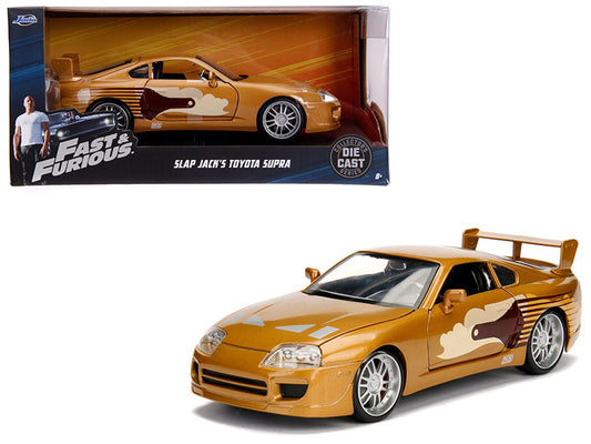 Slap Jack's Toyota Supra Gold "Fast & Furious" Movie 1/24 Diecast Model Car by Jada-0