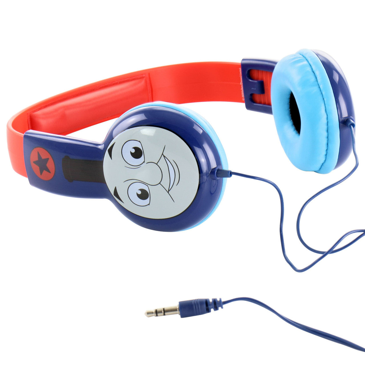 Thomas and Friends Kid-Safe Headphones in Blue and Red-0