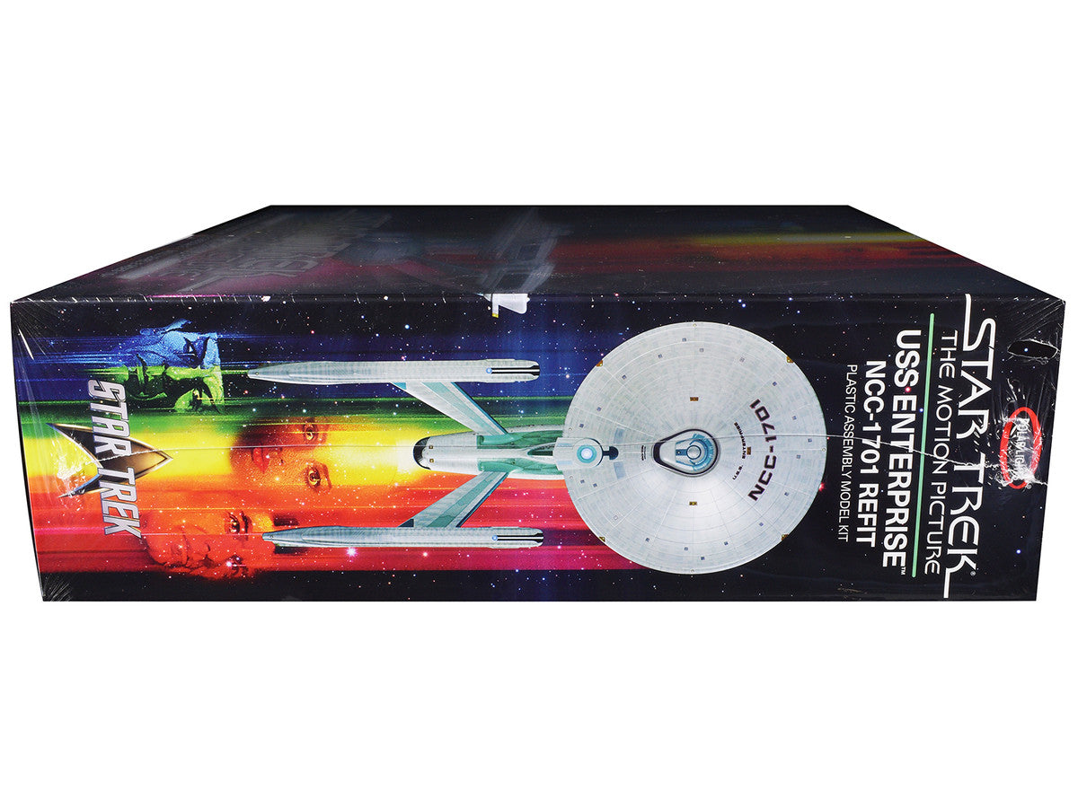 Skill 2 Model Kit U.S.S. Enterprise NCC-1701 Refit Spaceship "Star Trek: The Motion Picture" (1979) Movie 1/350 Scale Model by Polar Lights-2