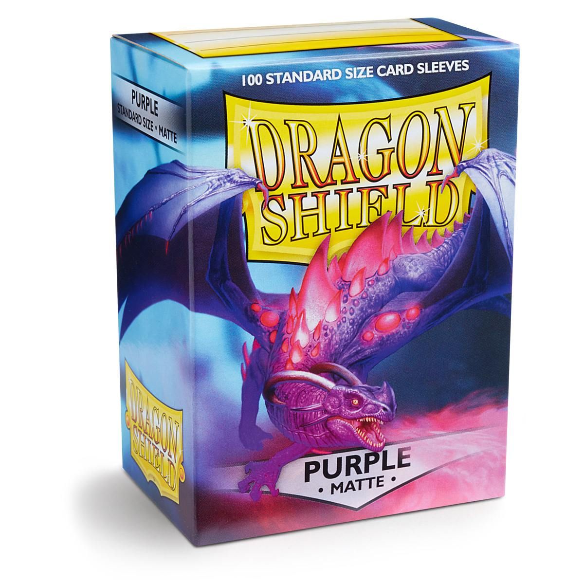 Dragon Shield Standard 100ct Sleeves, Purple (Matte)-1