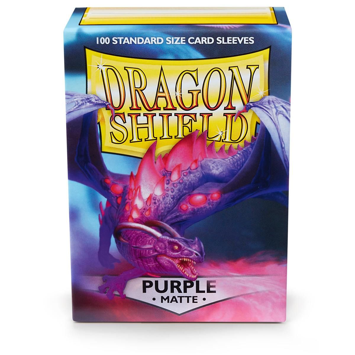 Dragon Shield Standard 100ct Sleeves, Purple (Matte)-0