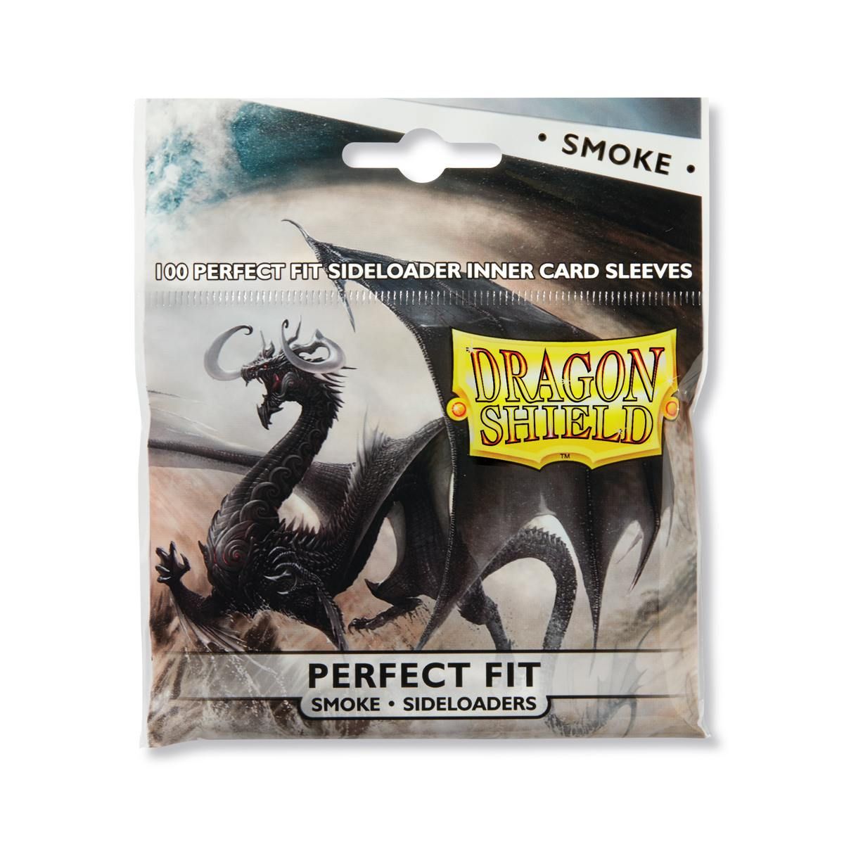Dragon Shield Standard Size 100ct Inner Sleeves Perfect Fit Sideloader, Smoke Shinon-0