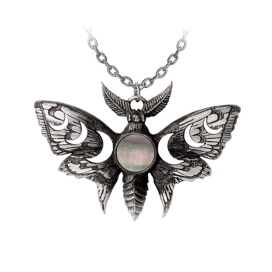 Luna Moth Necklace-0
