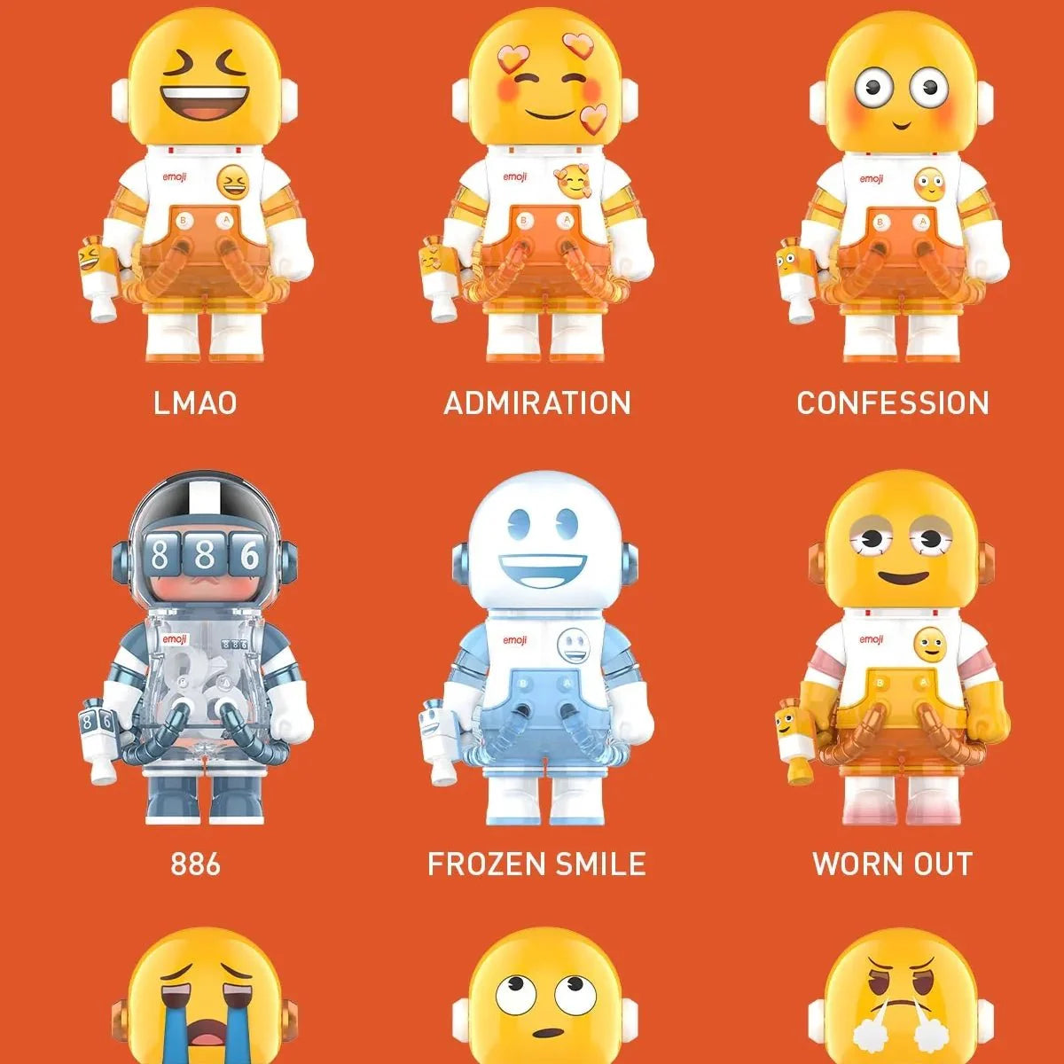 POP MART Mega Space Molly 100% × emoji Series-2