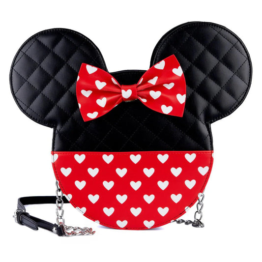 Mickey and Minnie Mouse Love Reversible Crossbody Bag-0