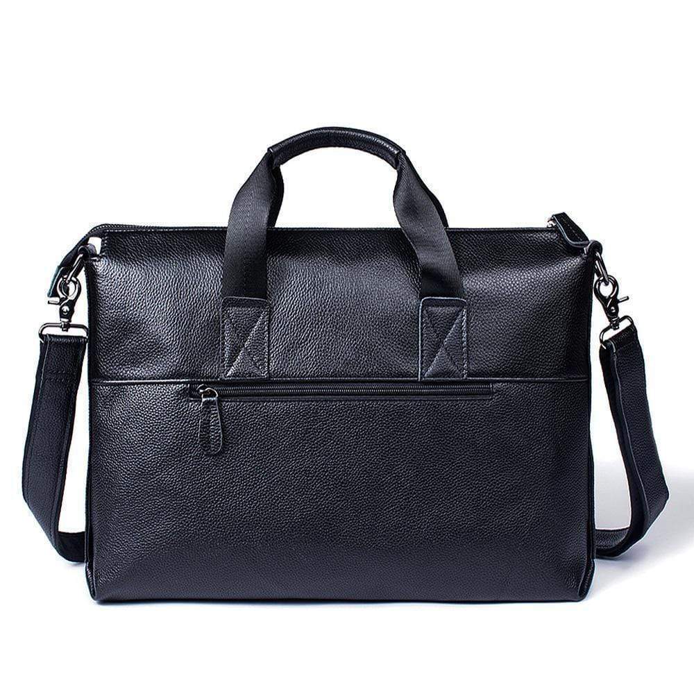 Rossie Viren Large Tote Satchel Bag Men's Large Folio Briefcase Business Handbags-3