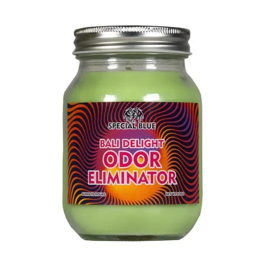 Special Blue Odor Eliminator Candle - Various Scents - ( Various Counts)-0