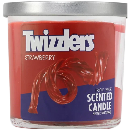 Strawberry Twizzler 14oz 3 Wick Candles - (Various Counts)-0